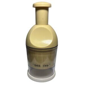 Quick Chop Manual Food Chopper & Dicer With Stainless Steel Blades